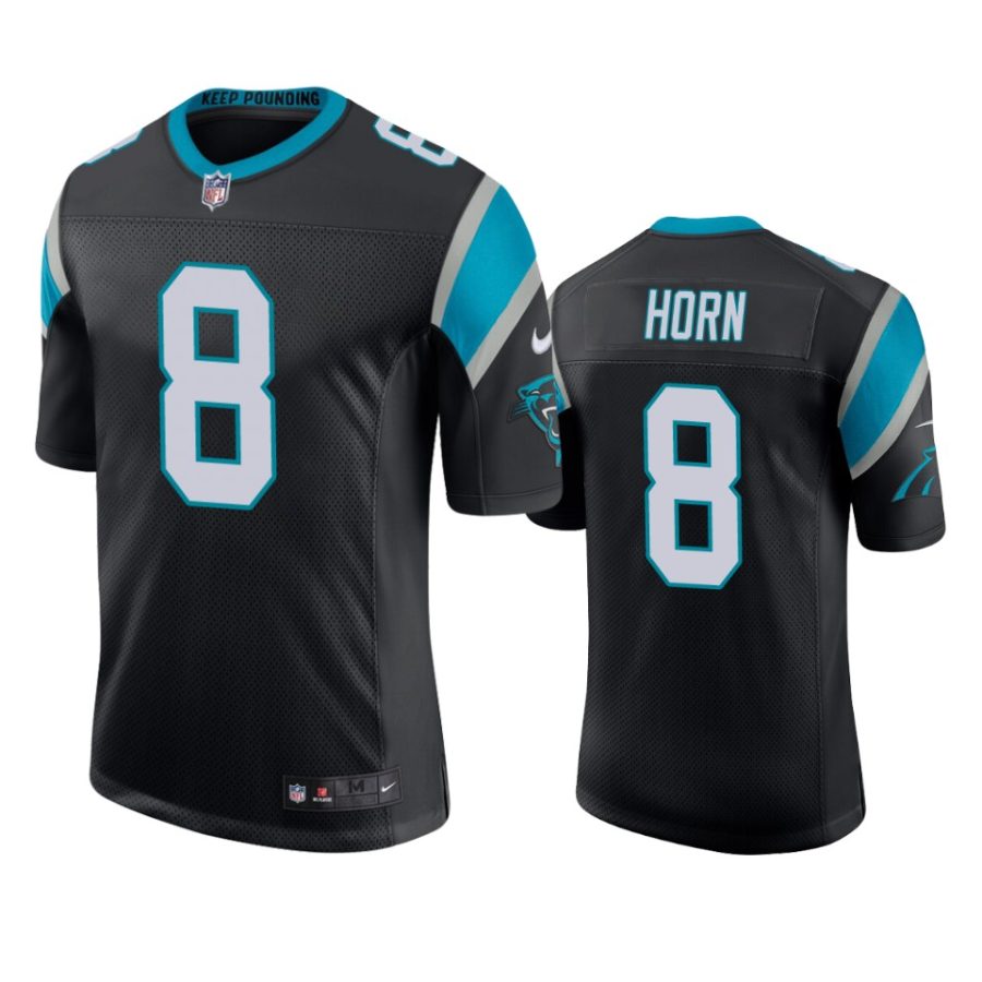 panthers jaycee horn black vapor jersey 0a