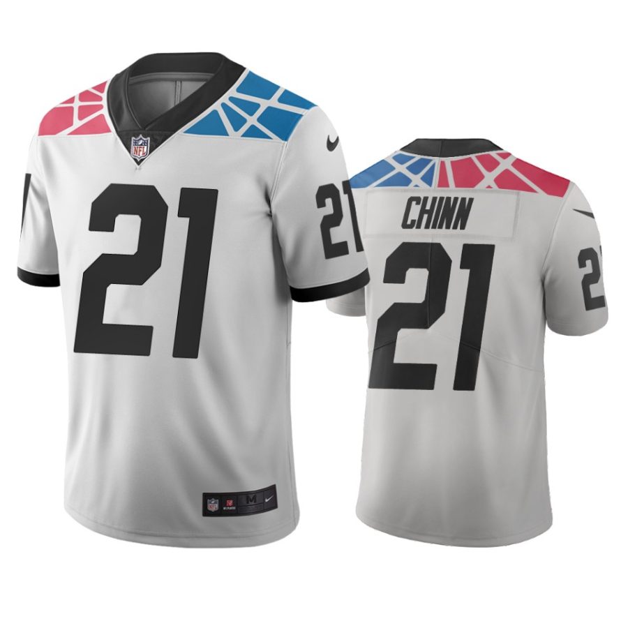 panthers jeremy chinn white city edition jersey