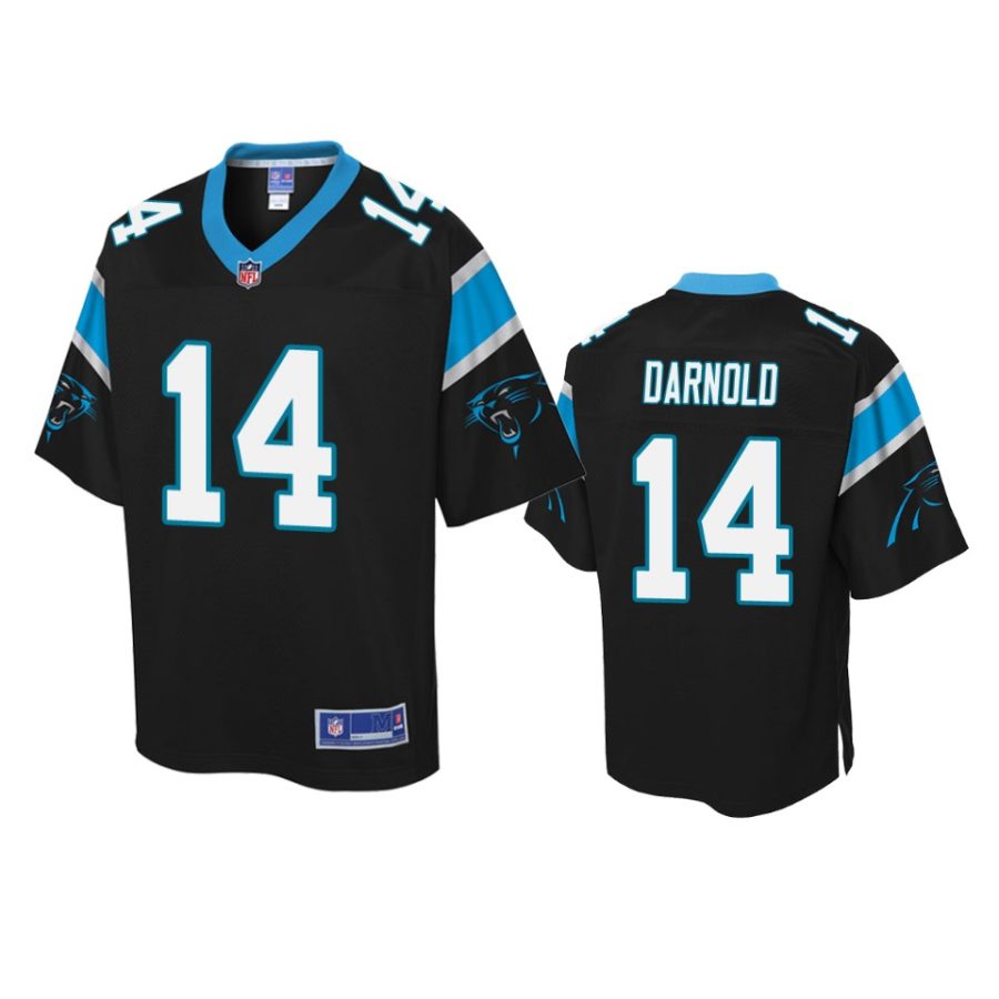 panthers sam darnold black pro line jersey