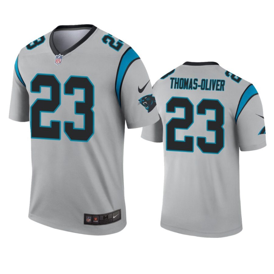 panthers stantley thomas oliver silver inverted legend jersey