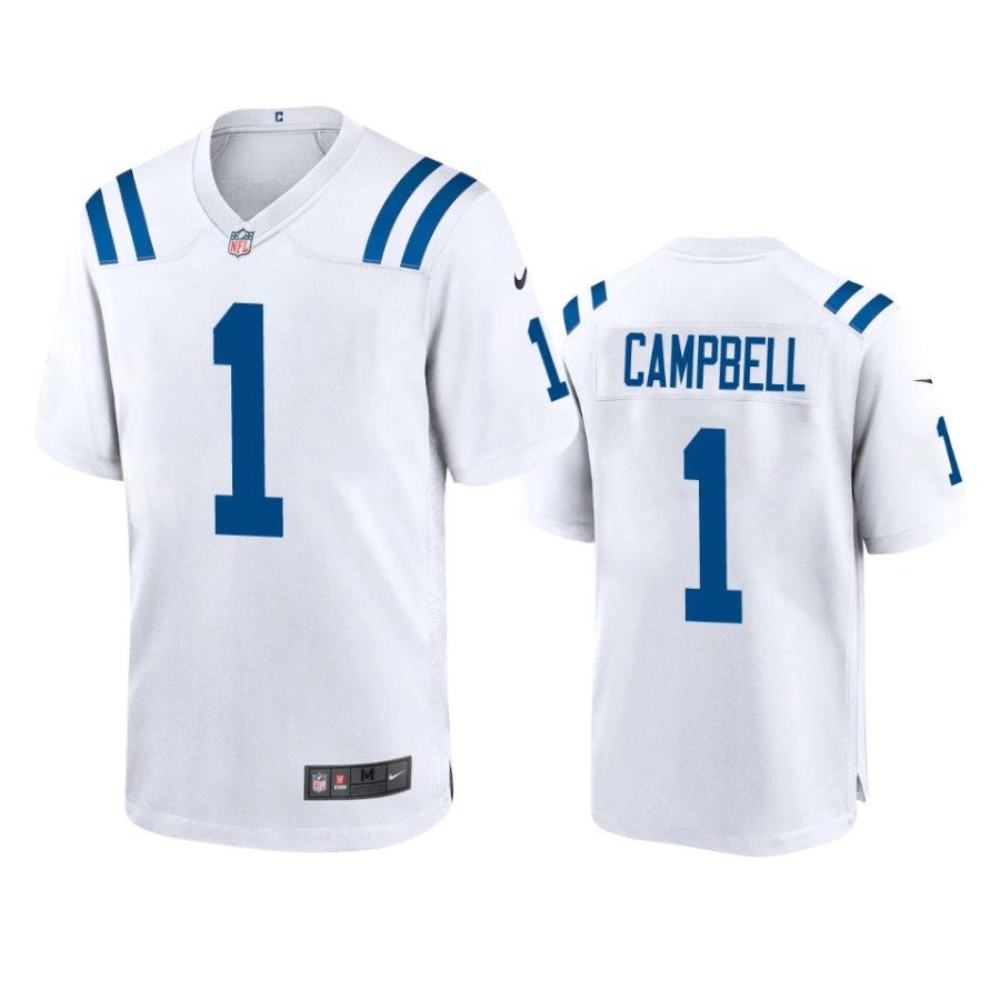 parris campbell colts white game jersey