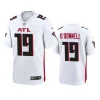 pat odonnell falcons white game jersey