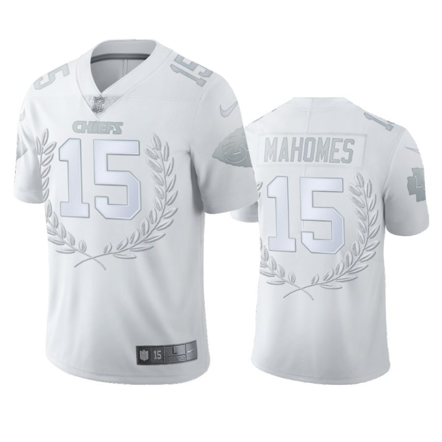 patrick mahomes chiefs platinum nfl mvp jersey