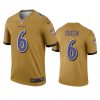 patrick queen ravens gold inverted legend jersey