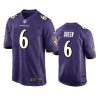 patrick queen ravens purple game jersey