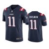 patriots 11 julian edelman navy color rush limited jersey