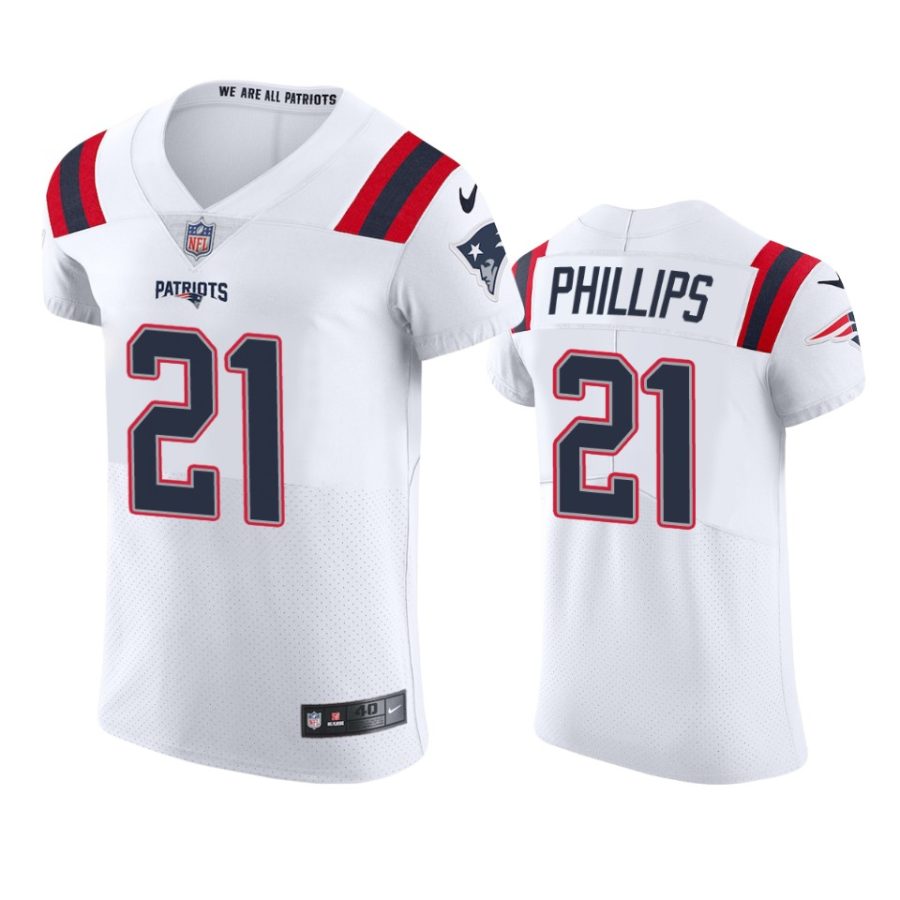 patriots adrian phillips white vapor elite jersey