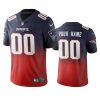 patriots custom navy gradient color crash jersey