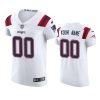 patriots custom white vapor elite jersey