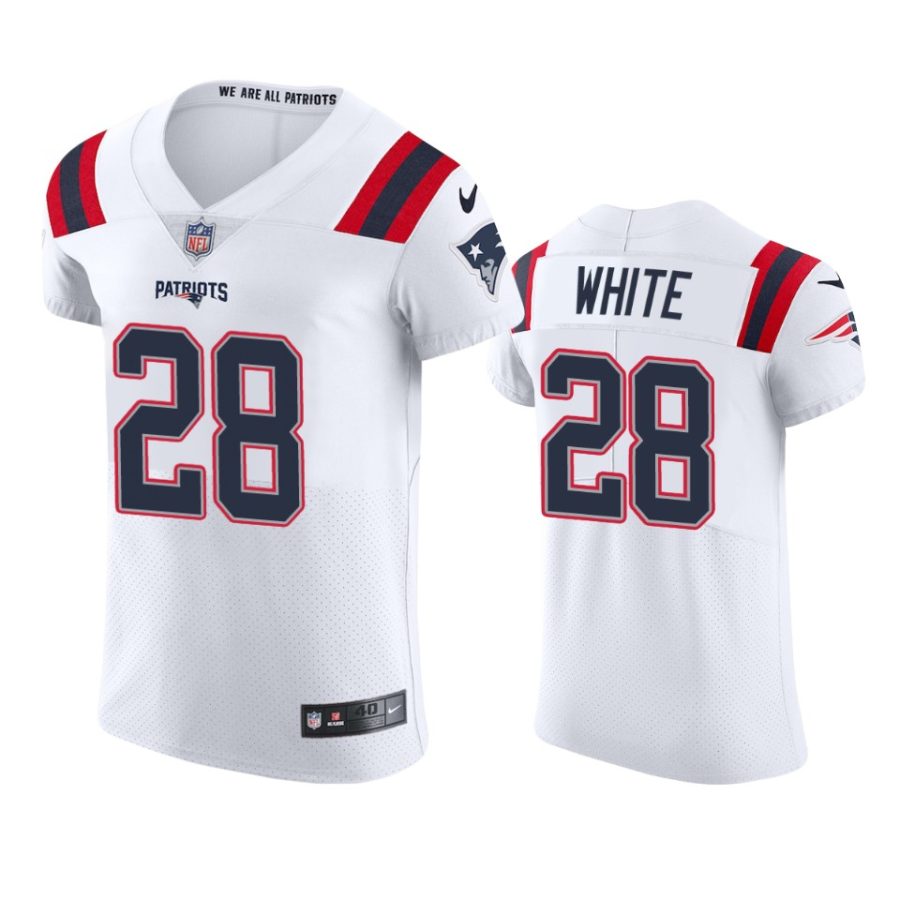 patriots james white white vapor elite jersey