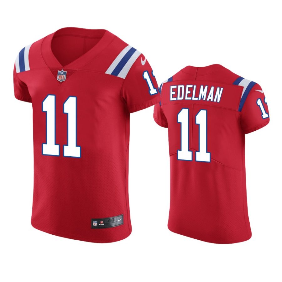 patriots julian edelman red vapor elite jersey