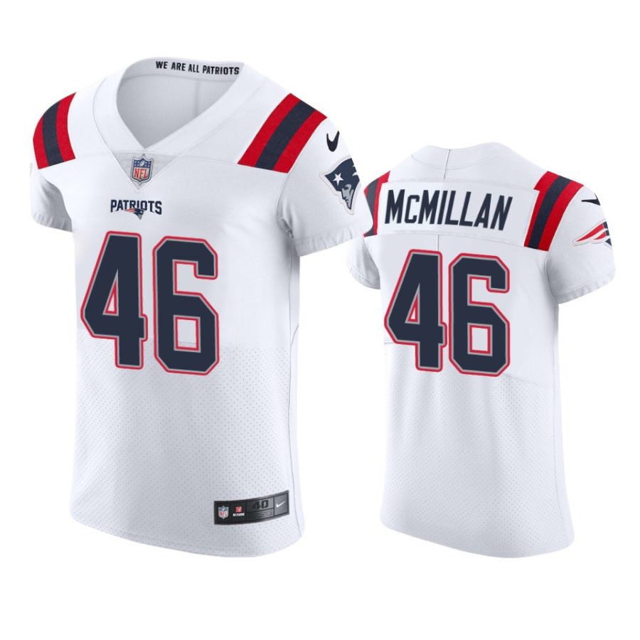 patriots raekwon mcmillan white vapor elite jersey