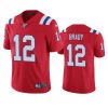 patriots tom brady red limited 100th season jersey