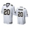 pete werner saints white game jersey