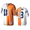 peyton manning colts orange white split legacy replica jersey