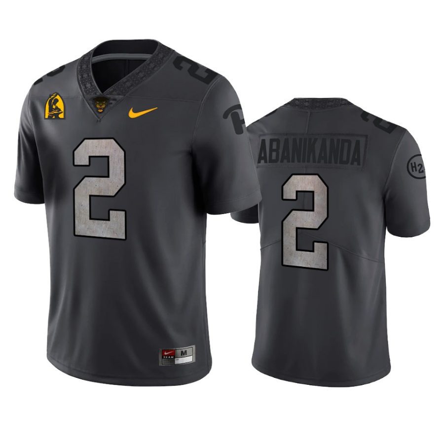 pitt panthers israel abanikanda anthracite steel city jersey