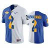 pitt panthers israel abanikanda royal white split edition jersey