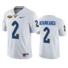 pitt panthers israel abanikanda white college football jersey