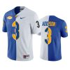 pitt panthers jordan addison royal white split edition limited football jersey