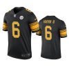 pressley harvin iii color rush legend steelers black jersey