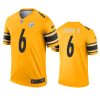 pressley harvin iii steelers gold inverted legend jersey