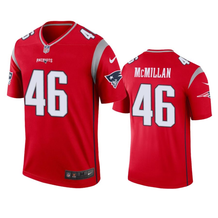 raekwon mcmillan patriots inverted legend red jersey