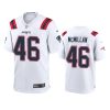 raekwon mcmillan patriots white game jersey