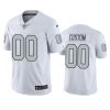 raiders 00 custom white color rush limited jersey