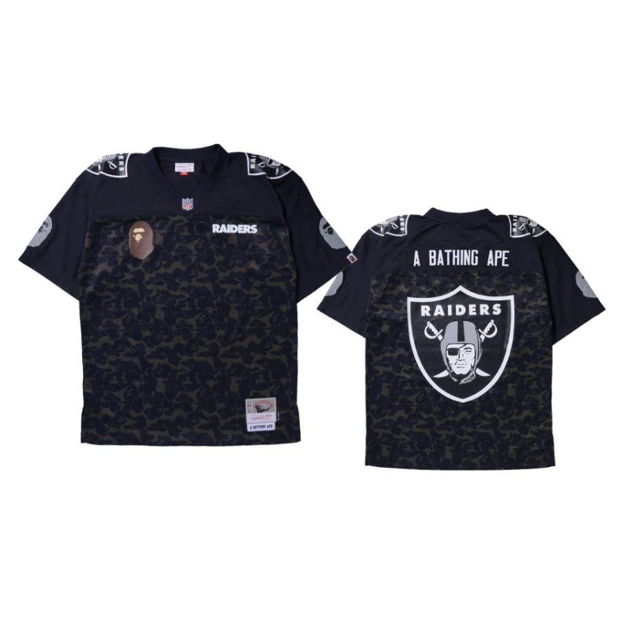 raiders black bape x nfl legacy jersey