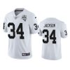 raiders bo jackson white 2020 inaugural season jersey