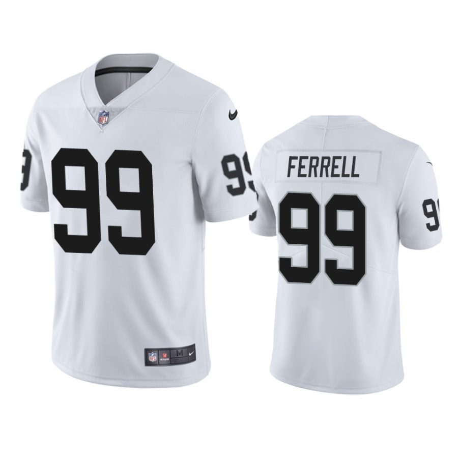 raiders clelin ferrell white vapor jersey