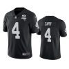 raiders derek carr black 2020 inaugural season jersey