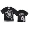 raiders derek carr black big face jersey