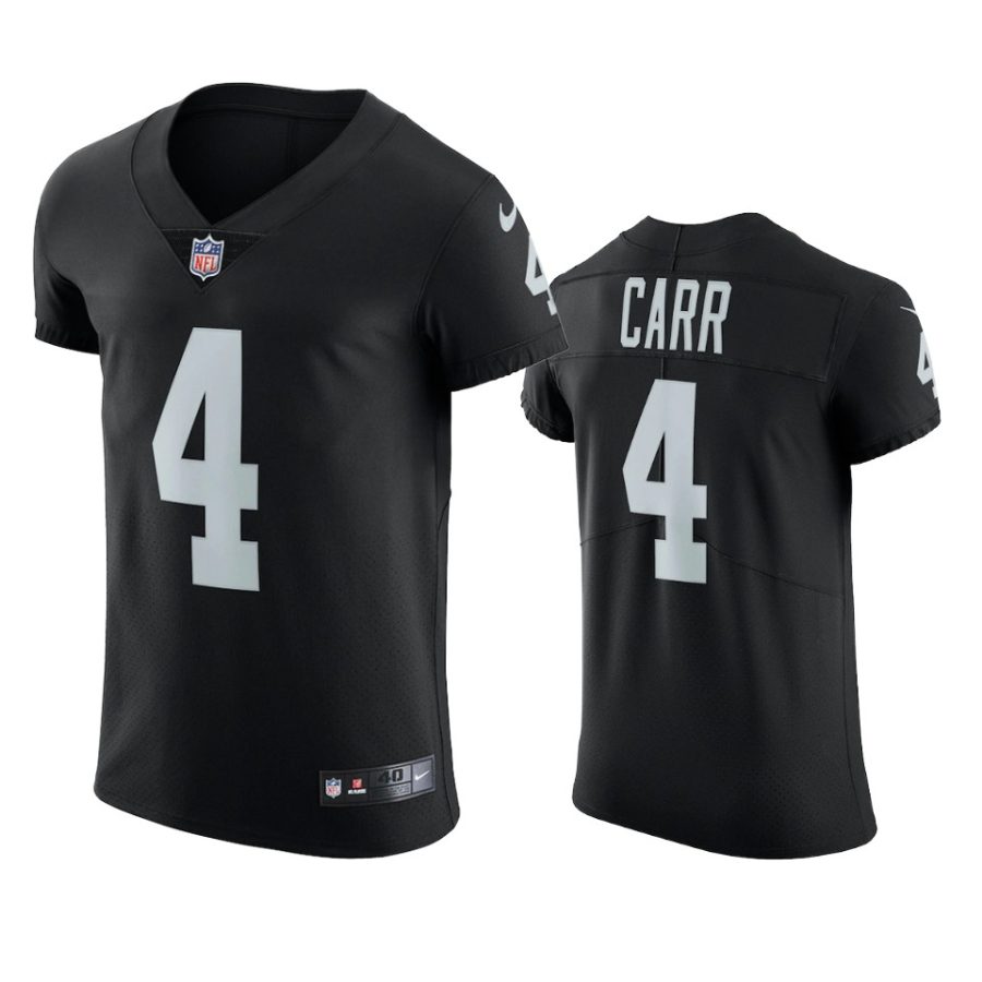 raiders derek carr black vapor elite jersey