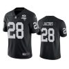 raiders josh jacobs black 2020 inaugural season jersey