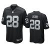 raiders josh jacobs black game jersey