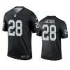 raiders josh jacobs black legend jersey