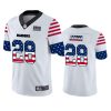 raiders josh jacobs white independence day vapor jersey