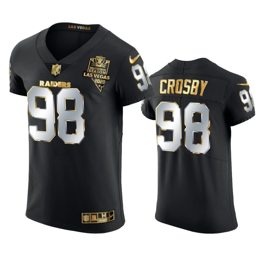 raiders maxx crosby black 2020 21 golden edition elite jersey