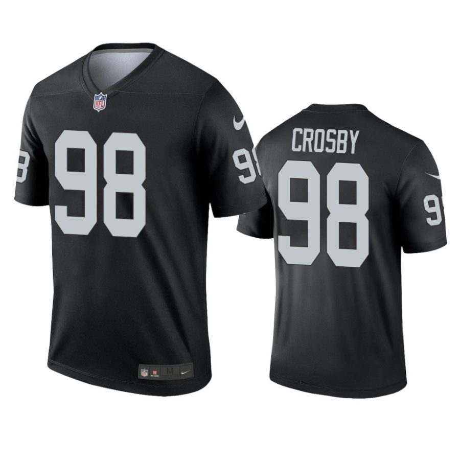 raiders maxx crosby black legend jersey