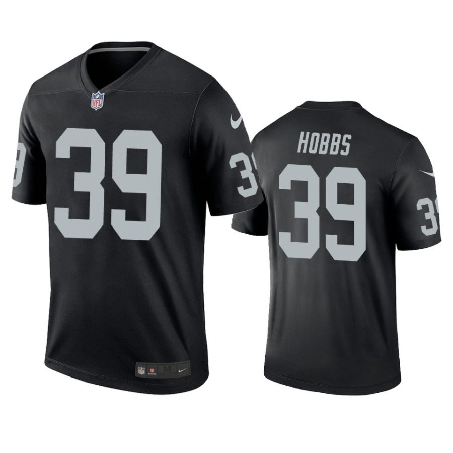 raiders nate hobbs black legend jersey