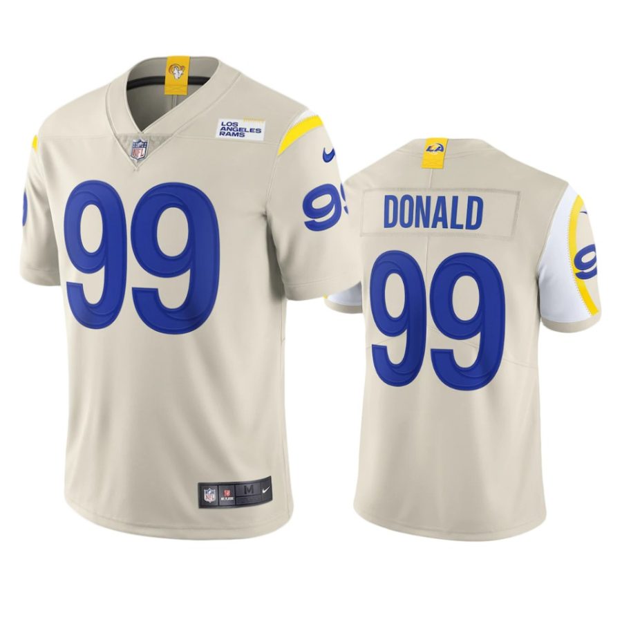 rams aaron donald bone 2020 vapor limited jersey