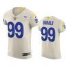 rams aaron donald cream vapor elite jersey