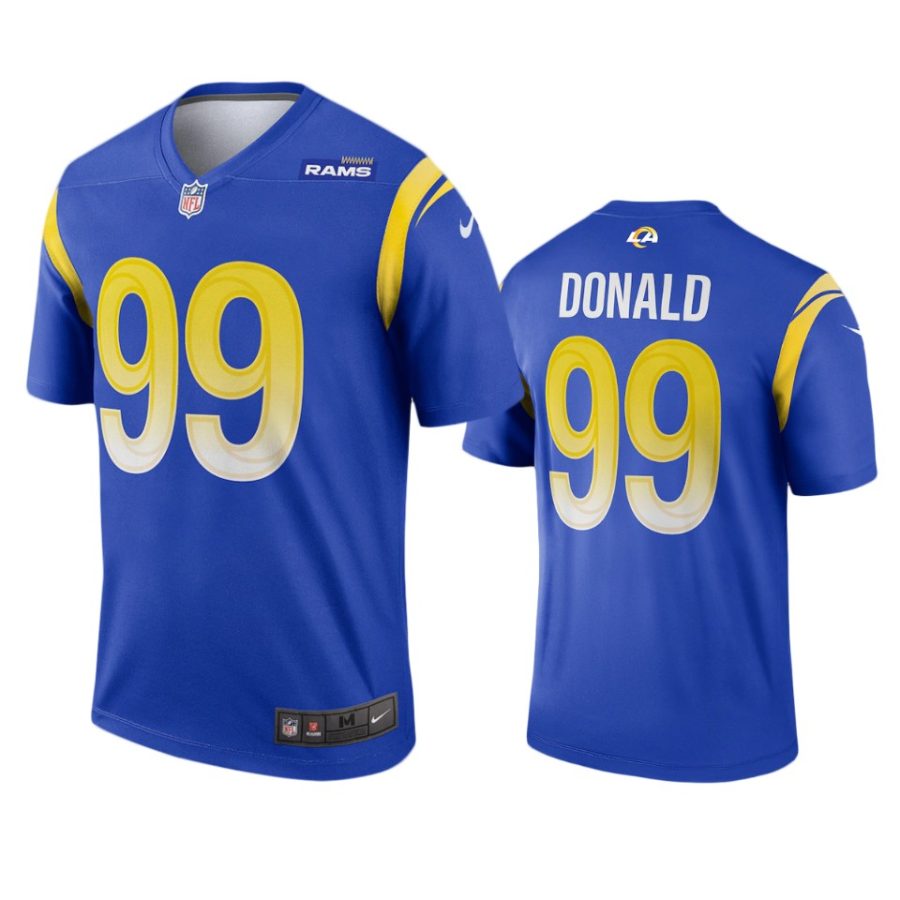 rams aaron donald royal 2020 legend jersey