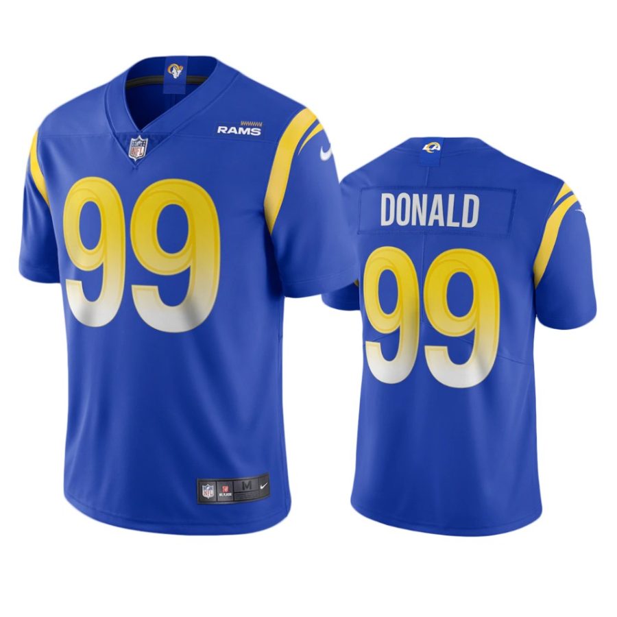 rams aaron donald royal 2020 vapor limited jersey