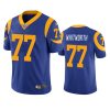 rams andrew whitworth royal limited 100th season jersey