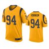 rams ashawn robinson gold color rush legend jersey