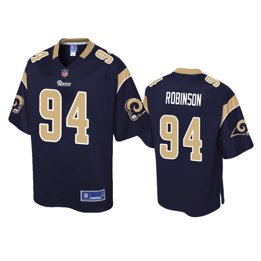 rams ashawn robinson navy pro line jersey