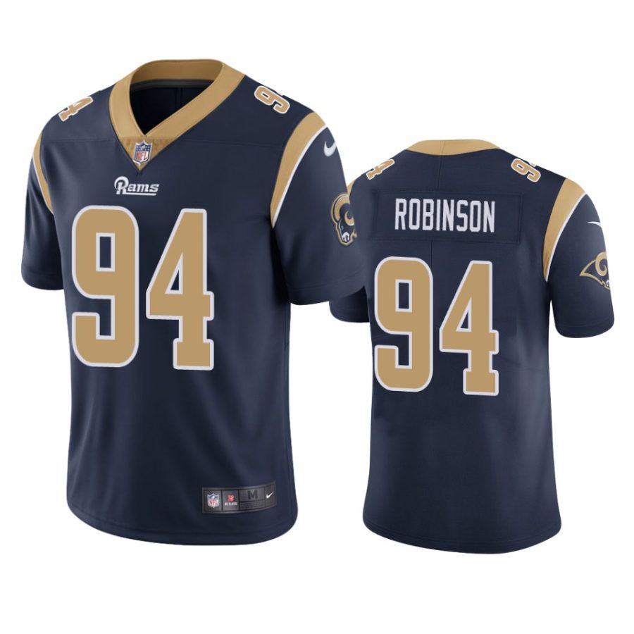 rams ashawn robinson navy vapor untouchable limited jersey