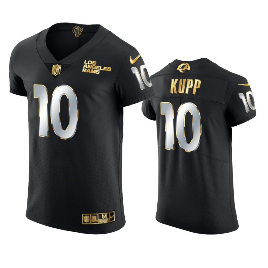 rams cooper kupp black golden edition vapor elite jersey